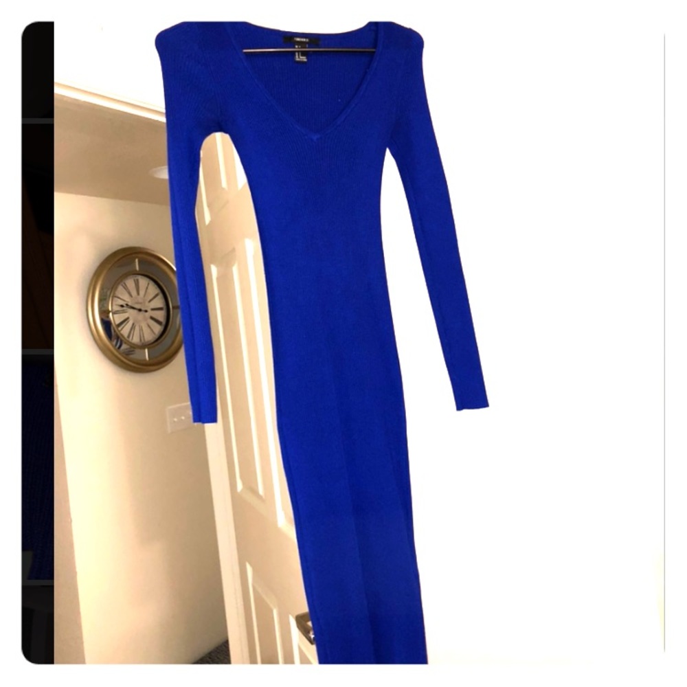 Blue long dress!